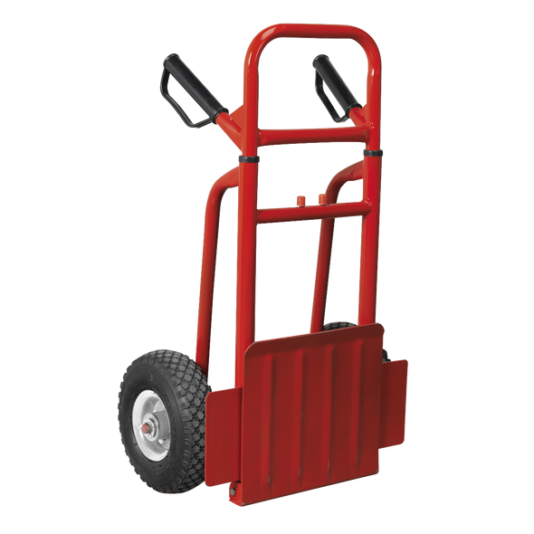 Folding Sack Truck with Pneumatic Tyres 200kg Capacity