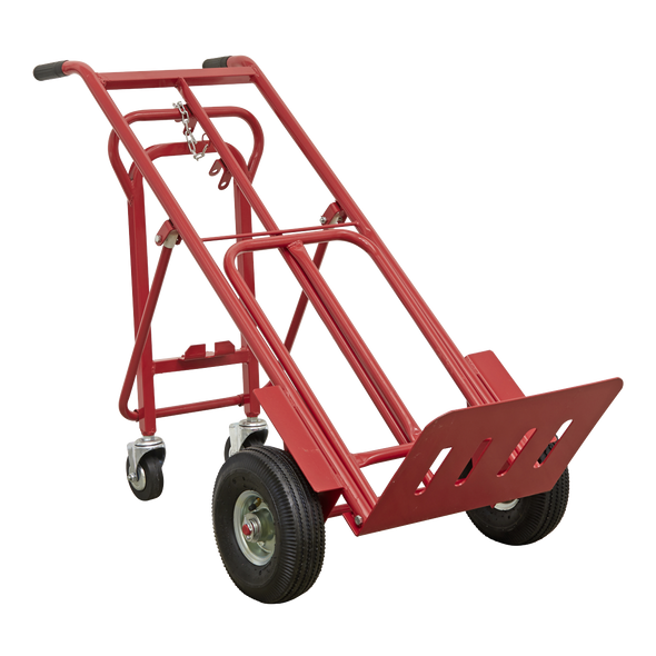 3-in-1 Sack Truck with Pneumatic Tyres 250kg Capacity