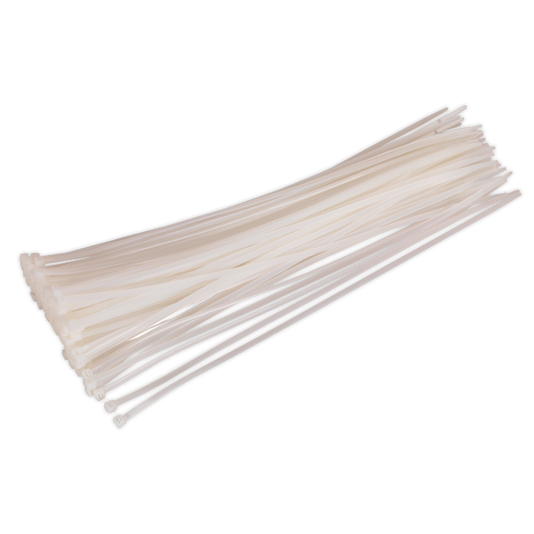 Cable Tie 380 x 4.8mm, White - Pack of 100
