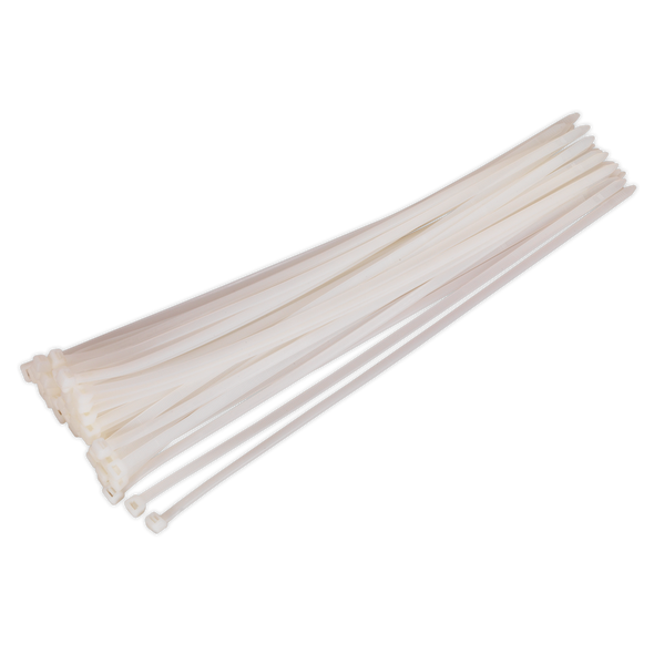 Cable Tie 450 x 7.6mm, White - Pack of 50
