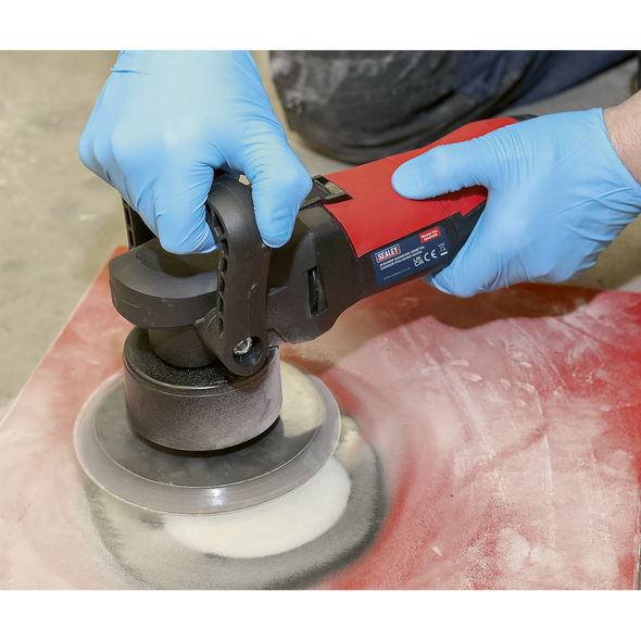 150mm Dual Action Variable Speed Sander/Polisher 600W/230V