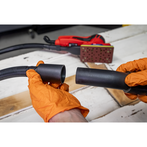 80 x 133mm Dual Action Variable Speed Brushless Sander 350W/230V