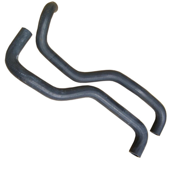 Direct Replacement Heater Hose Set for Discovery 1, black rubber hoses designed for vehicle heating system replacement.