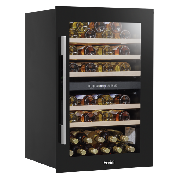 Baridi 57 Bottle Dual Zone Wine Fridge & Cooler 60cm