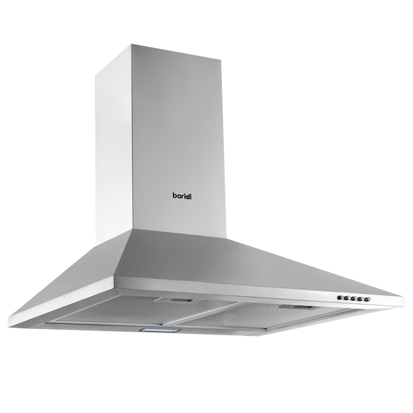 Baridi Cooker Hood with Carbon Filters 60cm - Stainless Steel