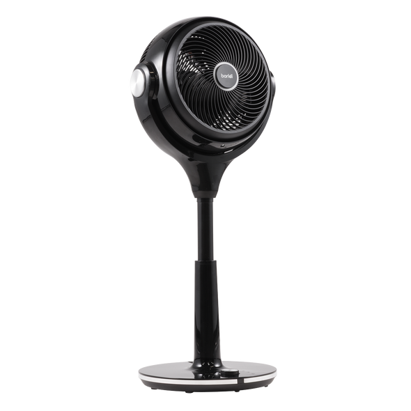 Baridi Pedestal Fan with Remote Control 10" - Black