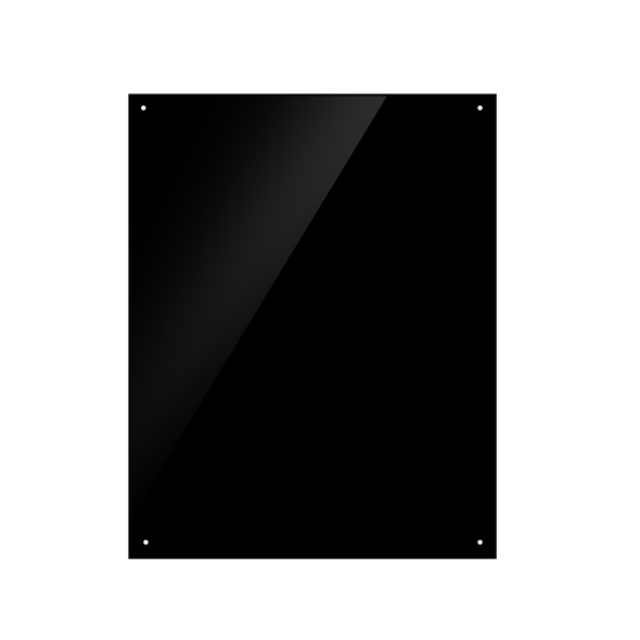 Baridi Splashback for Cooker Hoods 60 x 75cm - Black