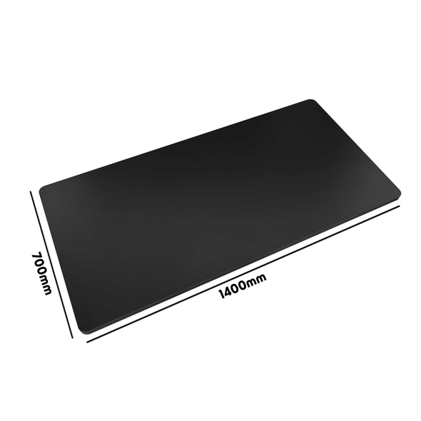 Dellonda Rectangular Desktop 1400 x 700mm - Black