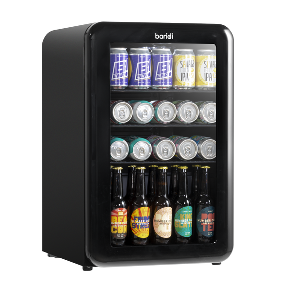 Baridi Retro Style Drinks/Beer & Wine Fridge 70L Capacity