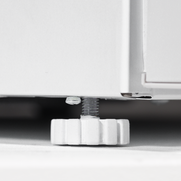 Baridi Mini Tabletop Fridge/Freezer, 31L Capacity - White