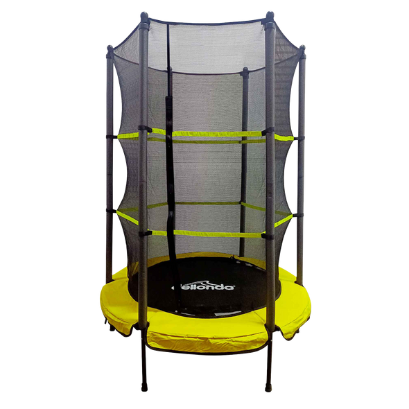 Dellonda Mini Trampoline with Safety Enclosure Net 4.6ft
