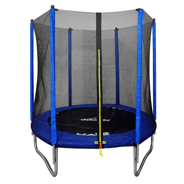 Dellonda Heavy-Duty Outdoor Trampoline with Safety Enclosure Net 6ft