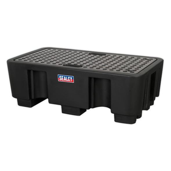 2 Drum Polyethylene Barrel Bund/Spill Pallet 1300 x 750 x 440mm