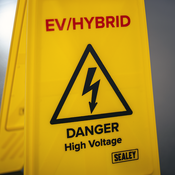 EV/Hybrid Floor Warning Signs - Pack of 2
