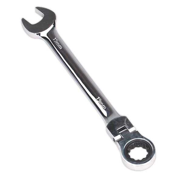 Premier Flexi-Head Ratchet Combination Spanner 19mm