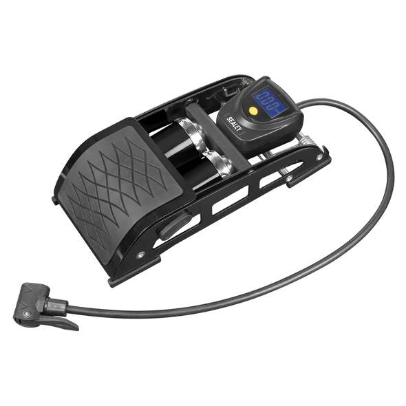 Twin Barrel Digital Foot Pump