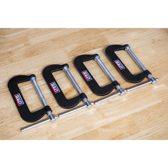 Junior C-Clamp Set 76 x 35mm 4pc