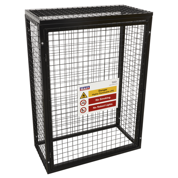Gas Cylinder Safety Cage - 2 x 47kg