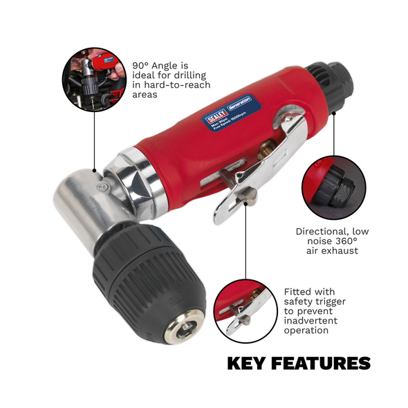 Generation Air Angle Drill with Keyless Chuck 10mm