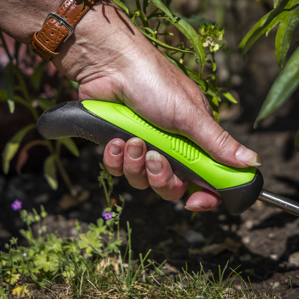 Hand Rake with Soft Grip Handle & Stainless Steel Tines 310mm