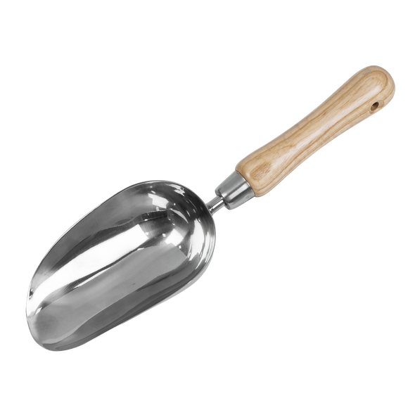 Premier Garden Scoop with Ash Handle & Stainless Steel Head