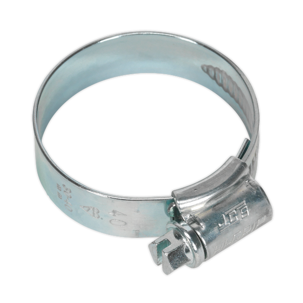 HI-GRIP® Zinc Plated Hose Clip 30-40mm - Pack of 20