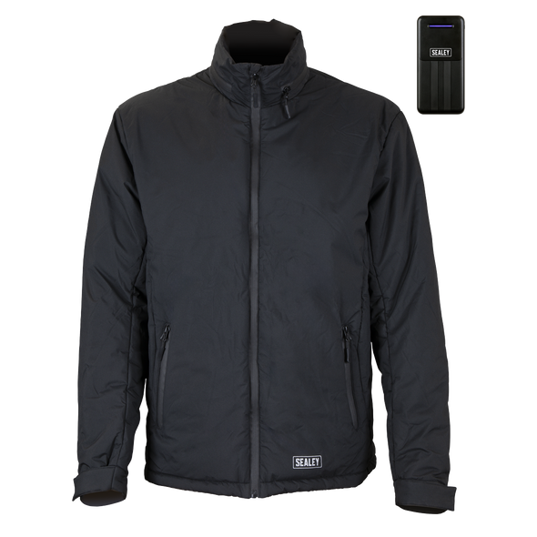 5V Heated Rain Jacket with Power Bank 10Ah - Large