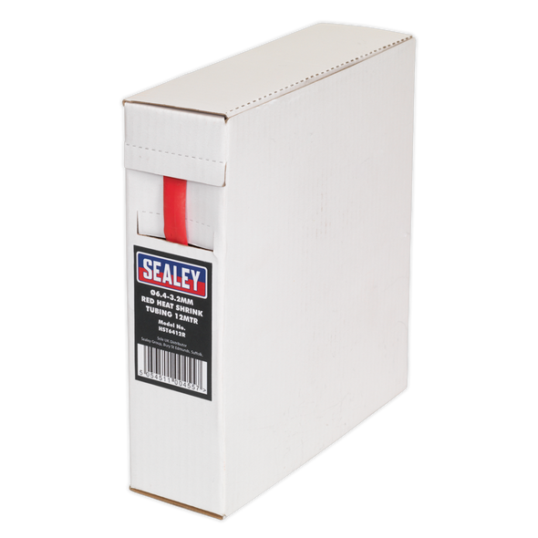 Heat Shrink Tubing 6.4-3.2mm 12m - Red