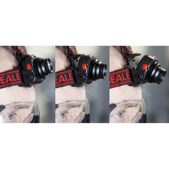 Head & Hat Torch with Auto-Sensor 3W SMD LED