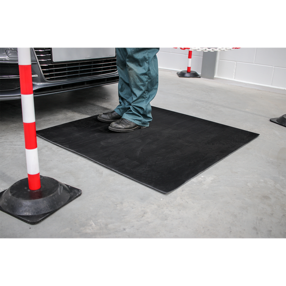 Electrician's Insulating Rubber Safety Mat 1 x 1m