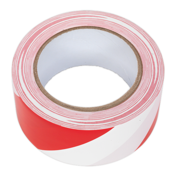 Hazard Warning Tape 50mm x 33m - Red/White