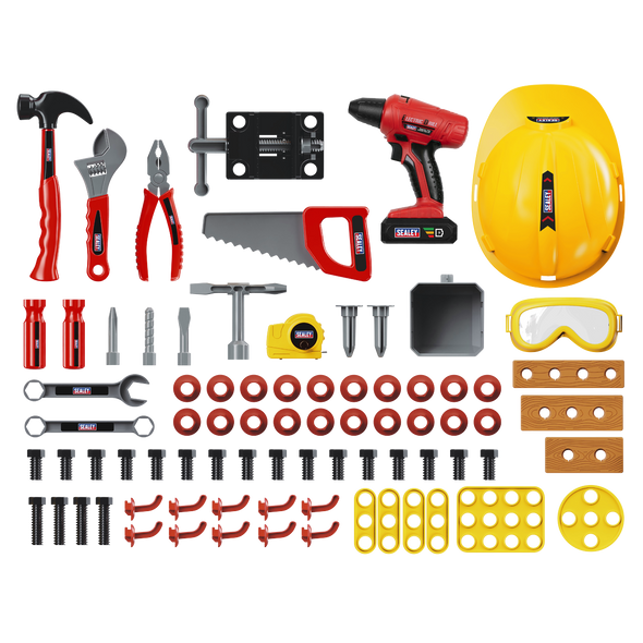 Junior Toy Tool Kit with Workbench 90pc