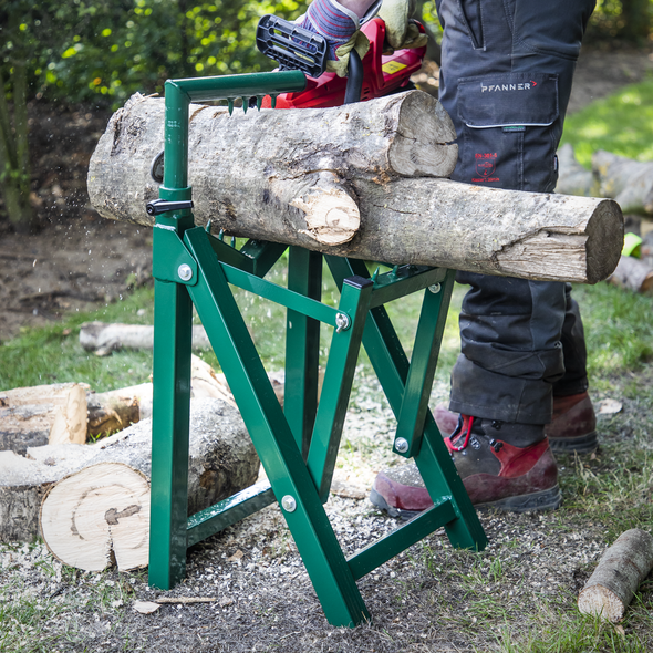 Heavy-Duty Log Stand 230mm Capacity