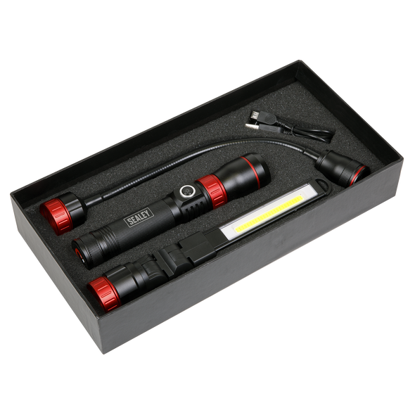 Rechargeable 3-in-1 Inspection Light 5W COB & 10W SMD LED