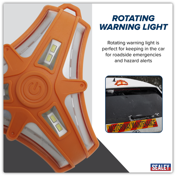 Rotating Warning Emergency Light 12 SMD & 6 SMD LED