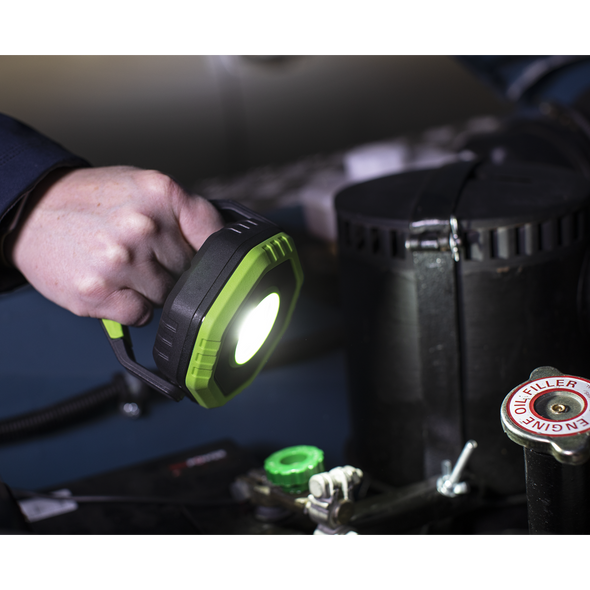 360° Rechargeable Pocket Floodlight with Magnet 14W COB LED - Green