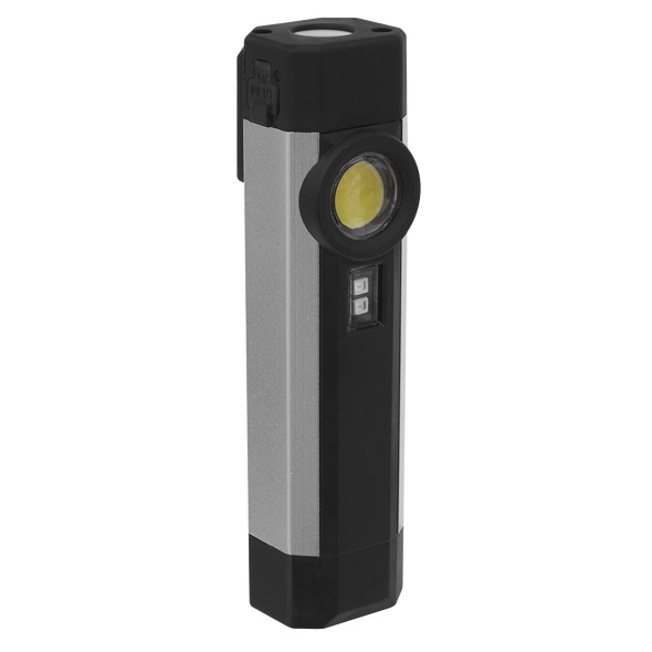 Rechargeable Aluminium Pocket Light with UV 3W COB & 1W SMD LED