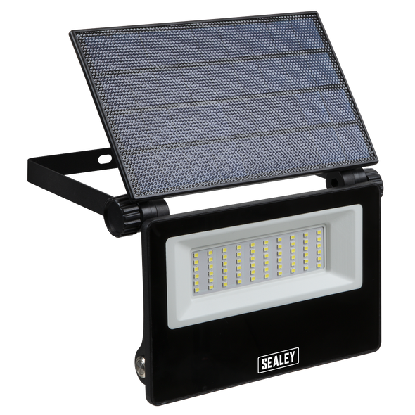 Extra-Slim Solar Floodlight with Wall Bracket 30W SMD LED