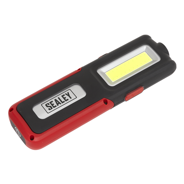 Rechargeable Inspection Light with Power Bank 5W COB & 3W SMD LED - Red