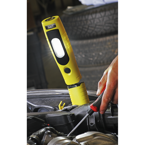 Rechargeable 360° Inspection Light 4W & 3W SMD LED - Yellow