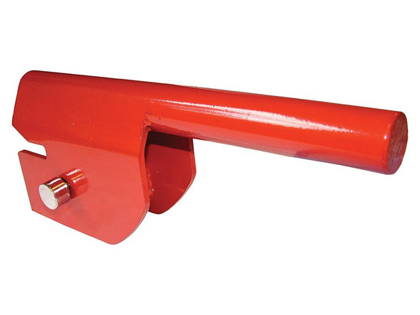 Britpart Highlift Farm Jack Defender Jacking Adapter for Defender, red metal jack adapter for highlift farm jacks.