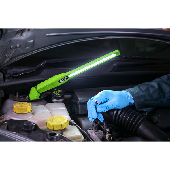 Rechargeable 360° Slim Inspection Light 8W & 1W SMD LED - Green