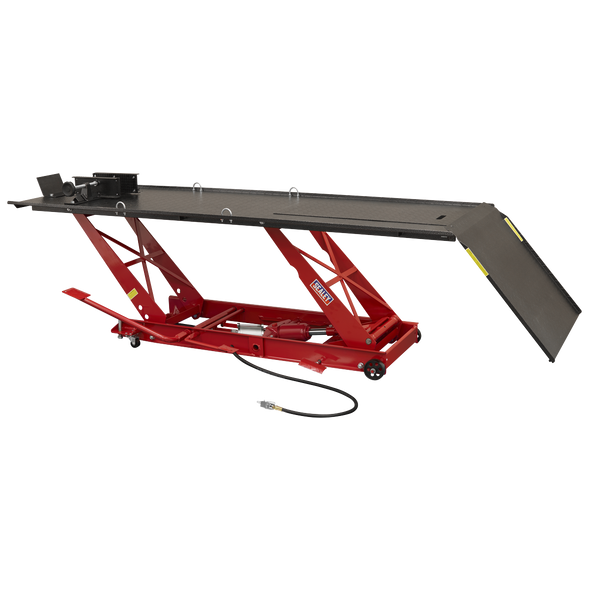 Air/Hydraulic Motorcycle Lift 454kg Capacity