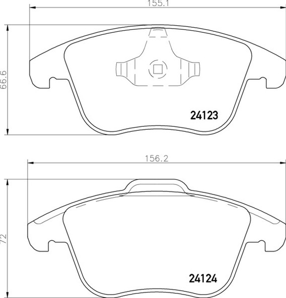 Land Rover Defender 1991-2016 Front Brake Pads EBC Ultimax - DA3310