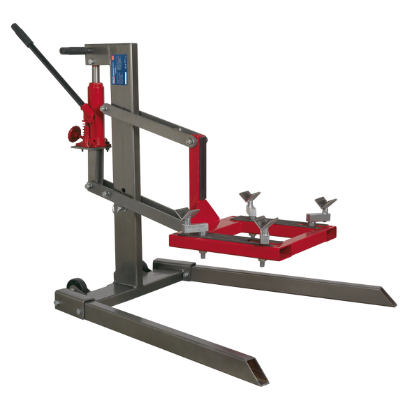 Single Post Hydraulic Portable Motorcycle Lift 450kg Capacity