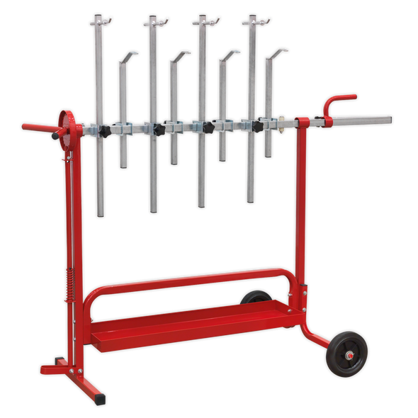 Heavy-Duty Universal Mobile Rotating Panel Stand