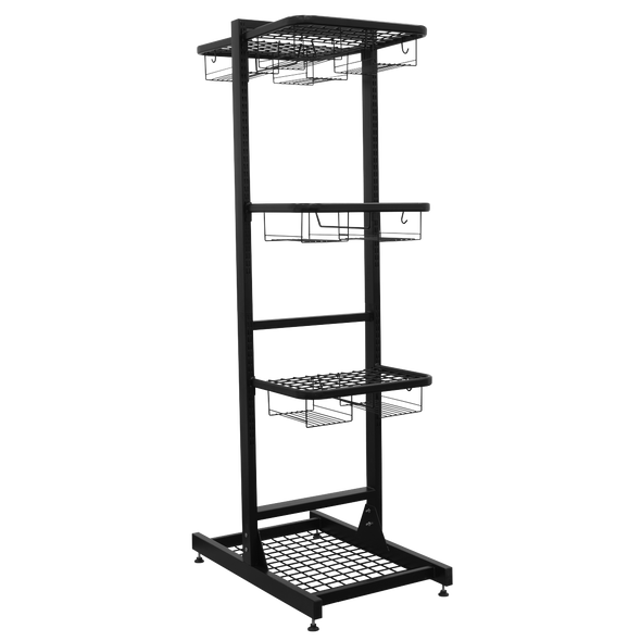 Freestanding Motorcycle Helmet & Gear Storage - MS081FS2