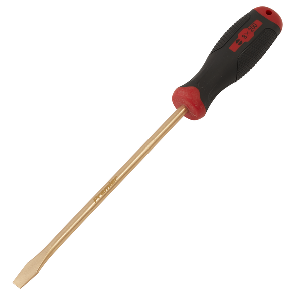 Screwdriver Slotted 8 x 200mm - Non-Sparking