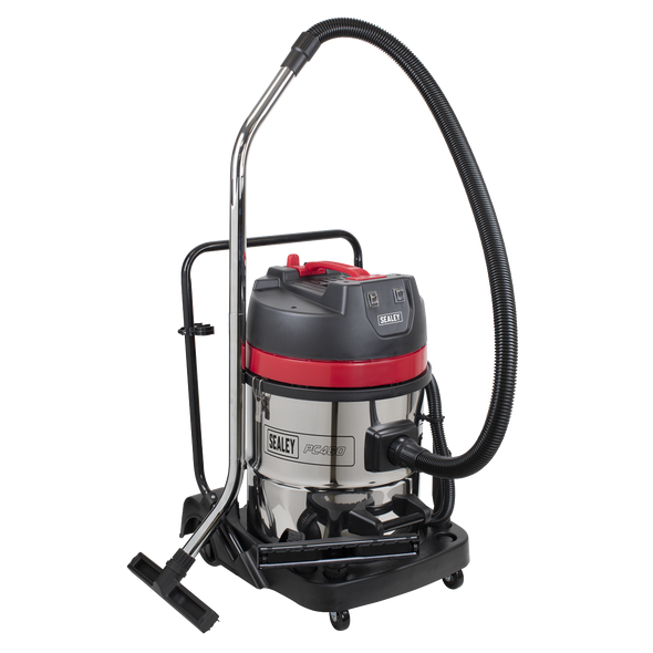 60L Vacuum Cleaner Wet & Dry Stainless Steel Drum 2400W/230V