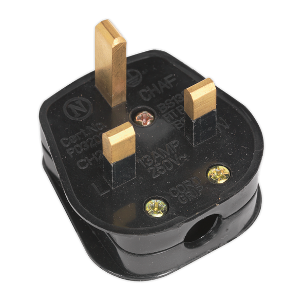 13A Plug - Black
